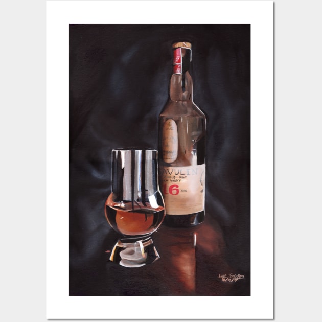 The Single Malt Scotch - Oil Painting Wall Art by lucafon18